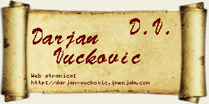 Darjan Vučković vizit kartica